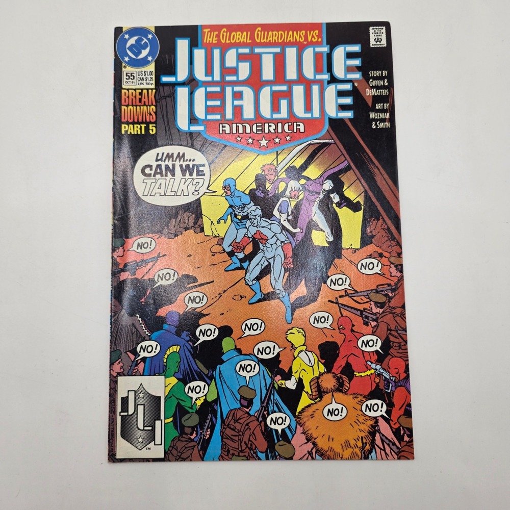 DC Comics Justice League America 55 Global Guardians Breakdowns Part 5 Oct 1991